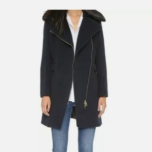 Club Monaco Navy Josette Wool Peacoat XS